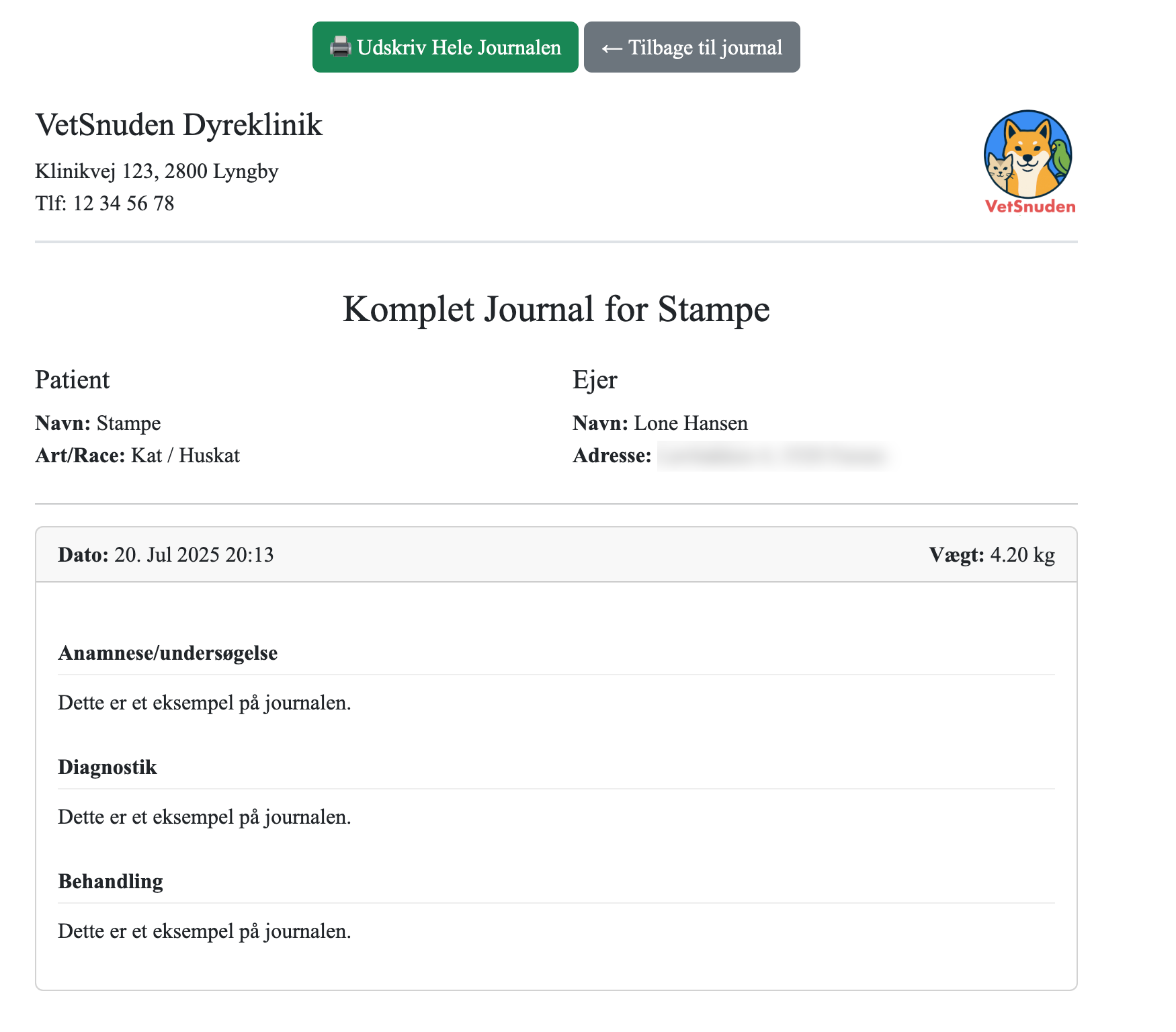 VetSnuden Screenshot