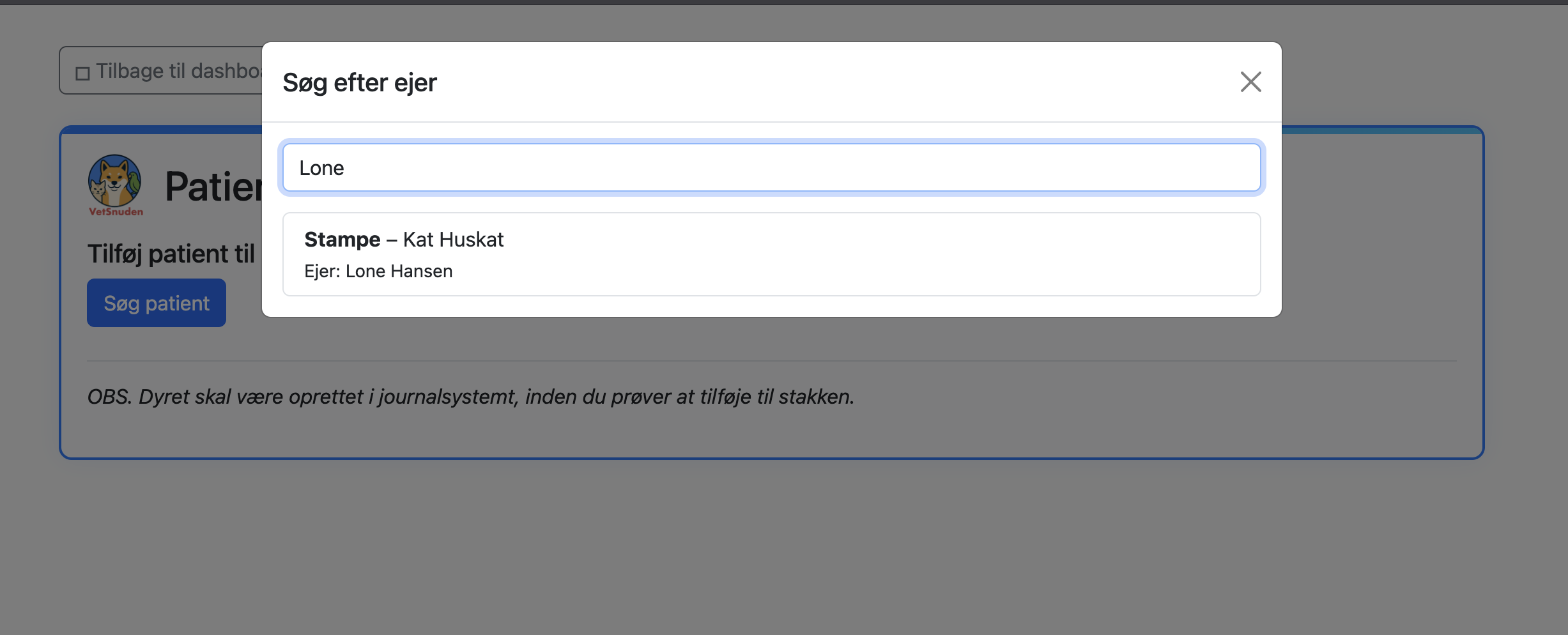 VetSnuden Screenshot