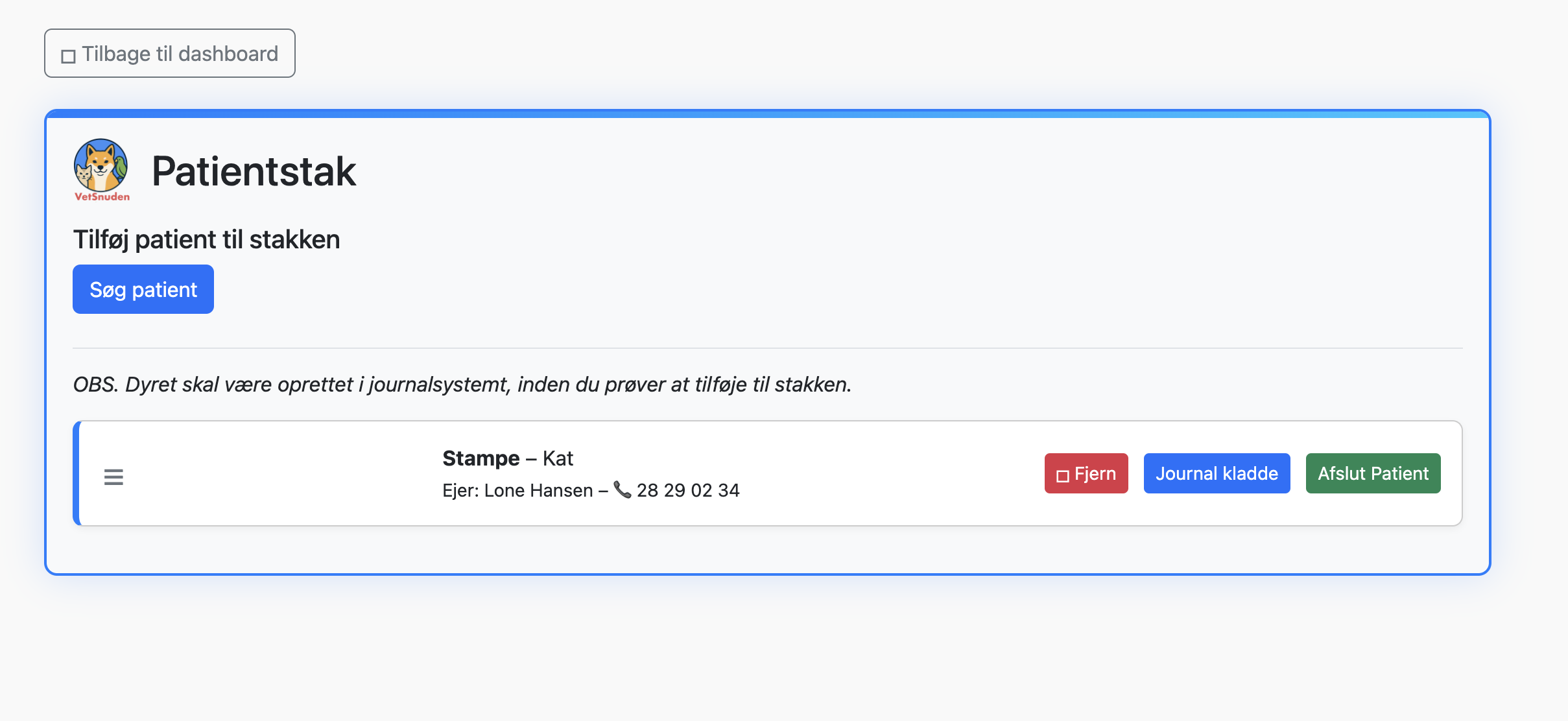 VetSnuden Screenshot