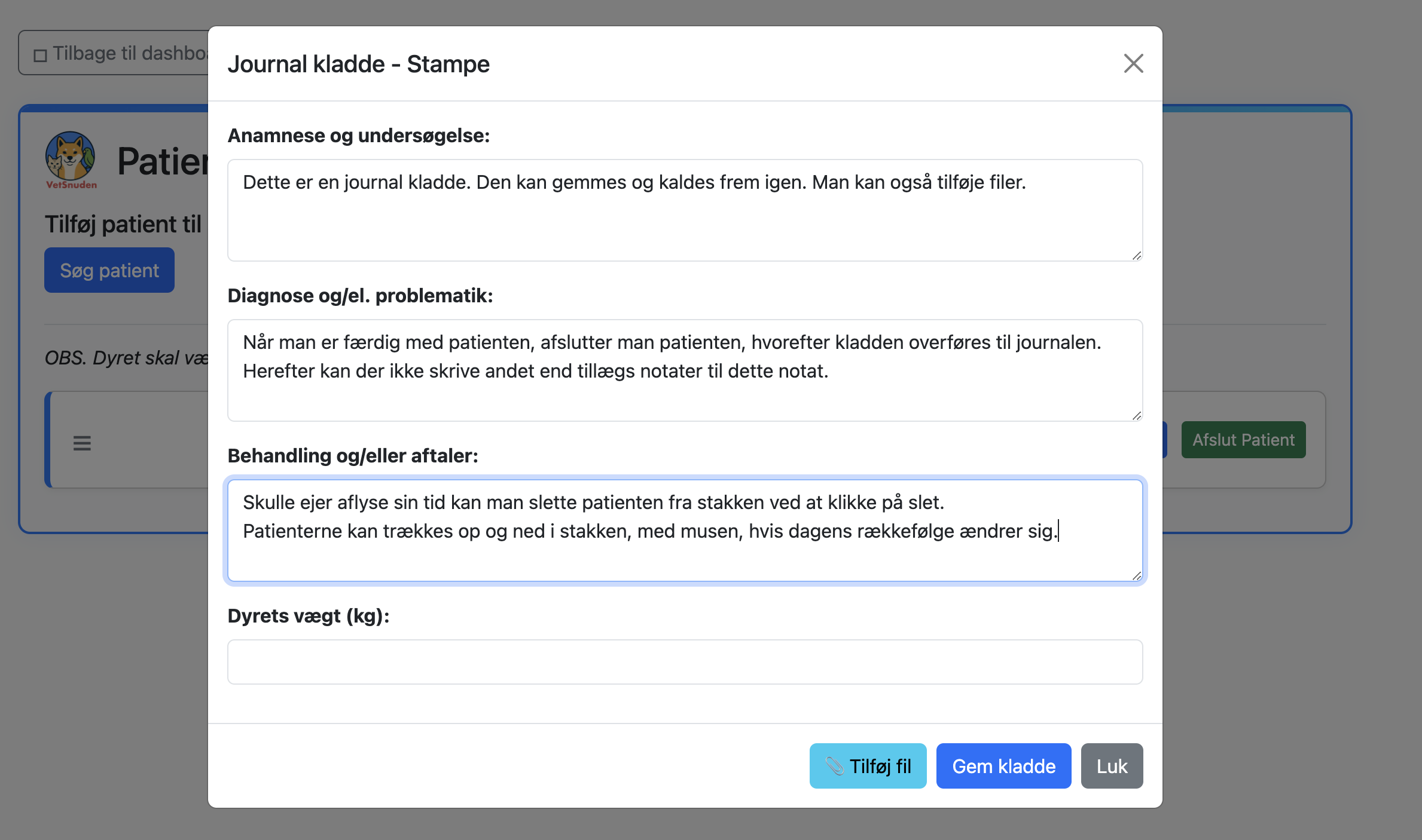 VetSnuden Screenshot