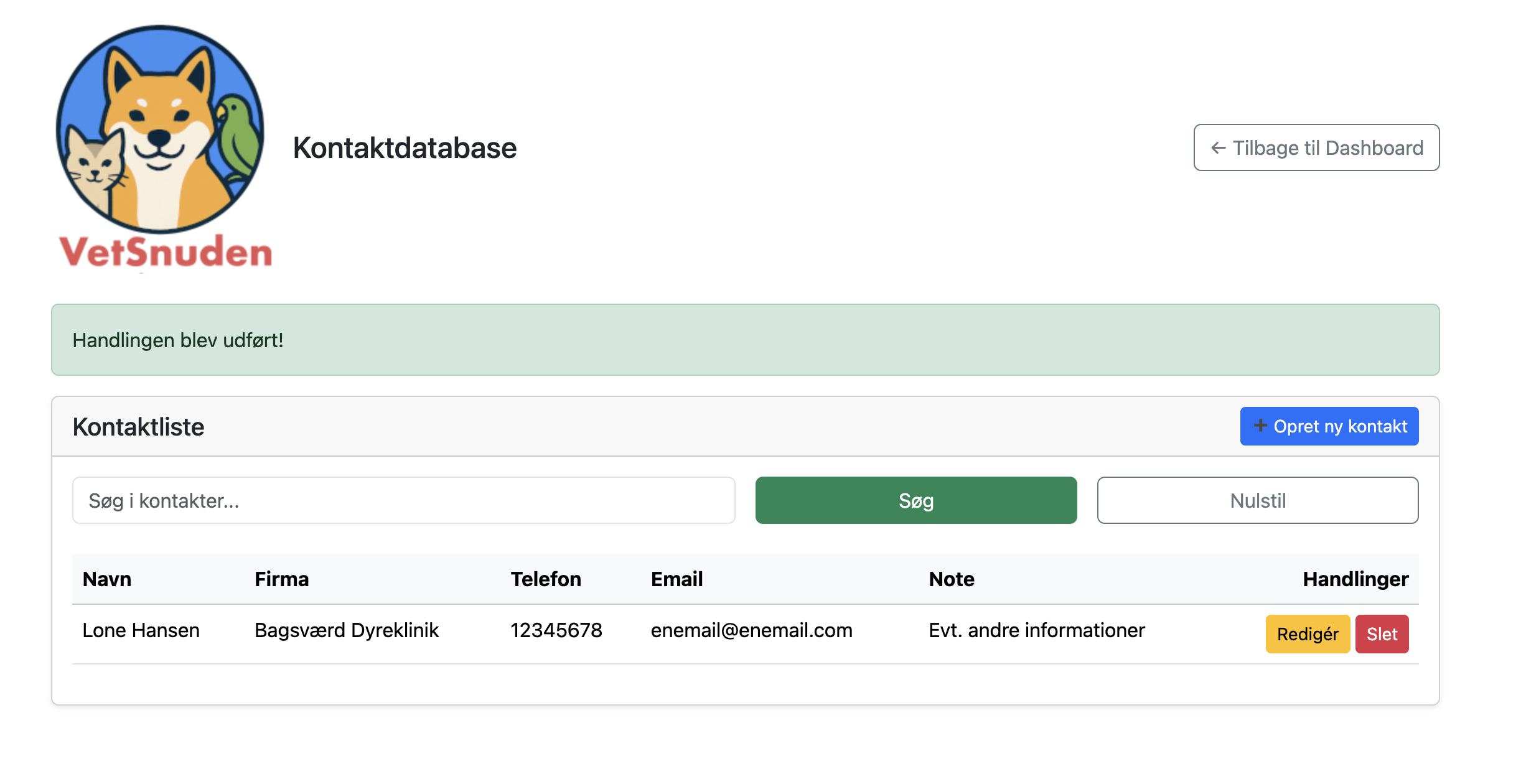 VetSnuden Screenshot