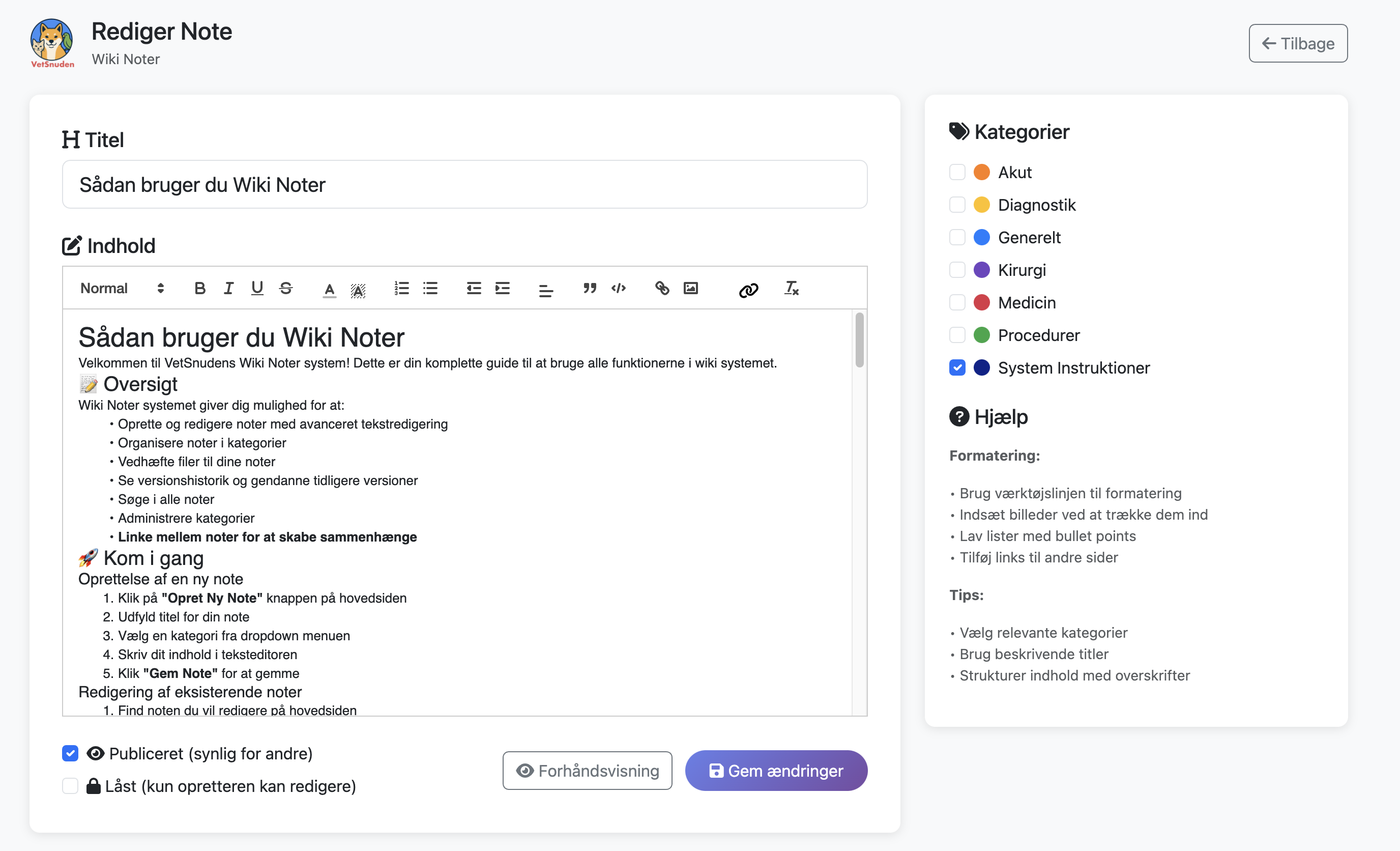 VetSnuden Screenshot
